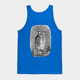 Halloween Owl at Night Tank Top